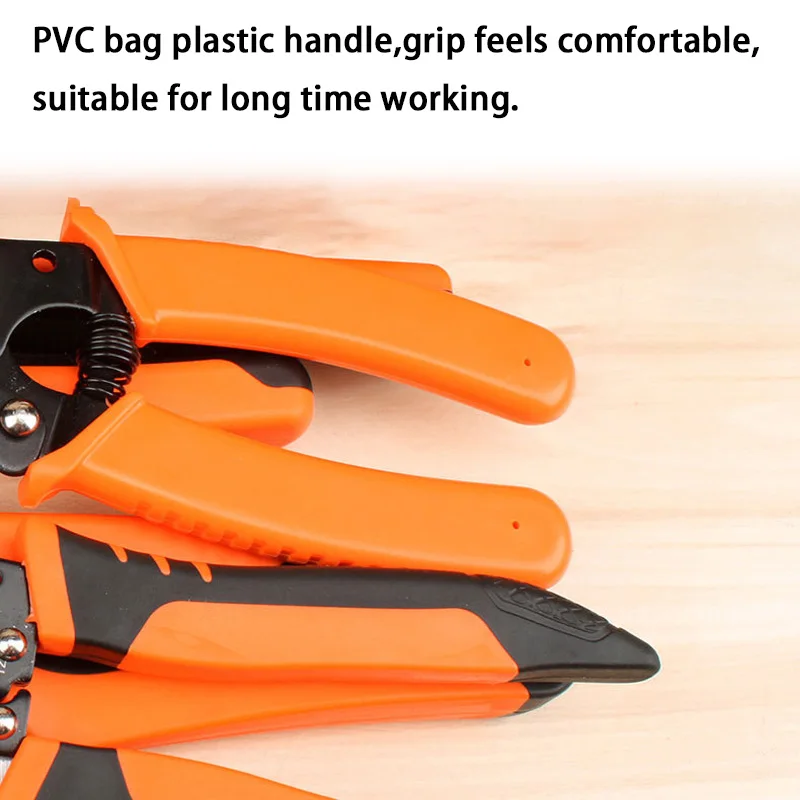 165mm 175mm Stripping Crimping Pliers Wire Stripper Multi Functional Crimpper Electrician Peeling Network Cable Stripper Tools