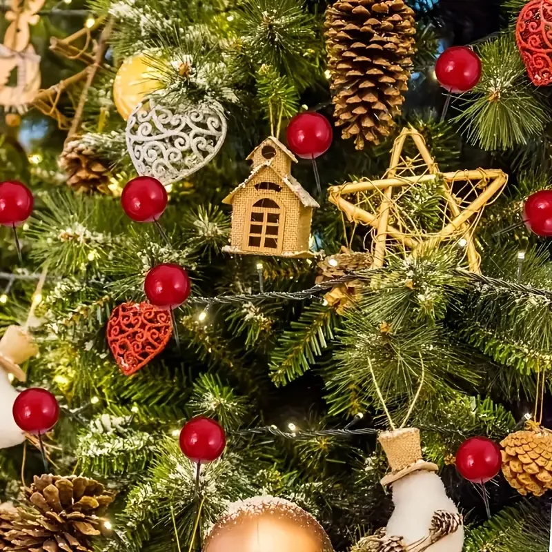 

Mixed Color Three Color Simulated Berries Christmas Gift Berry Packaging Decoration Miniature Landscape Potted Berry Decoration