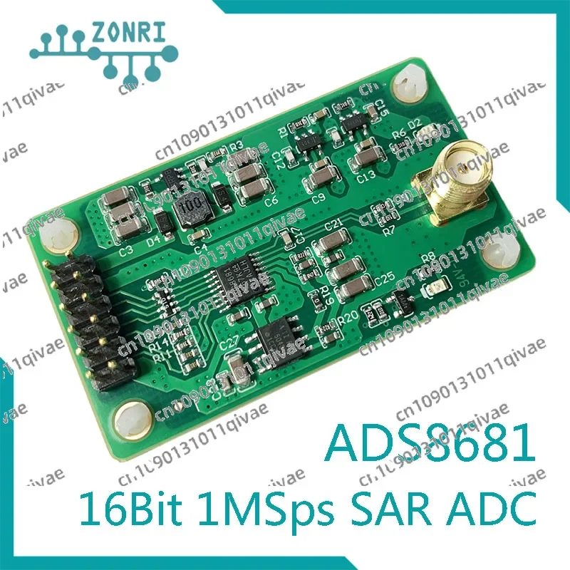 Ads8681 16bit 1msps SAR ADC Module Single Bipolar 2.56-12.288v Input