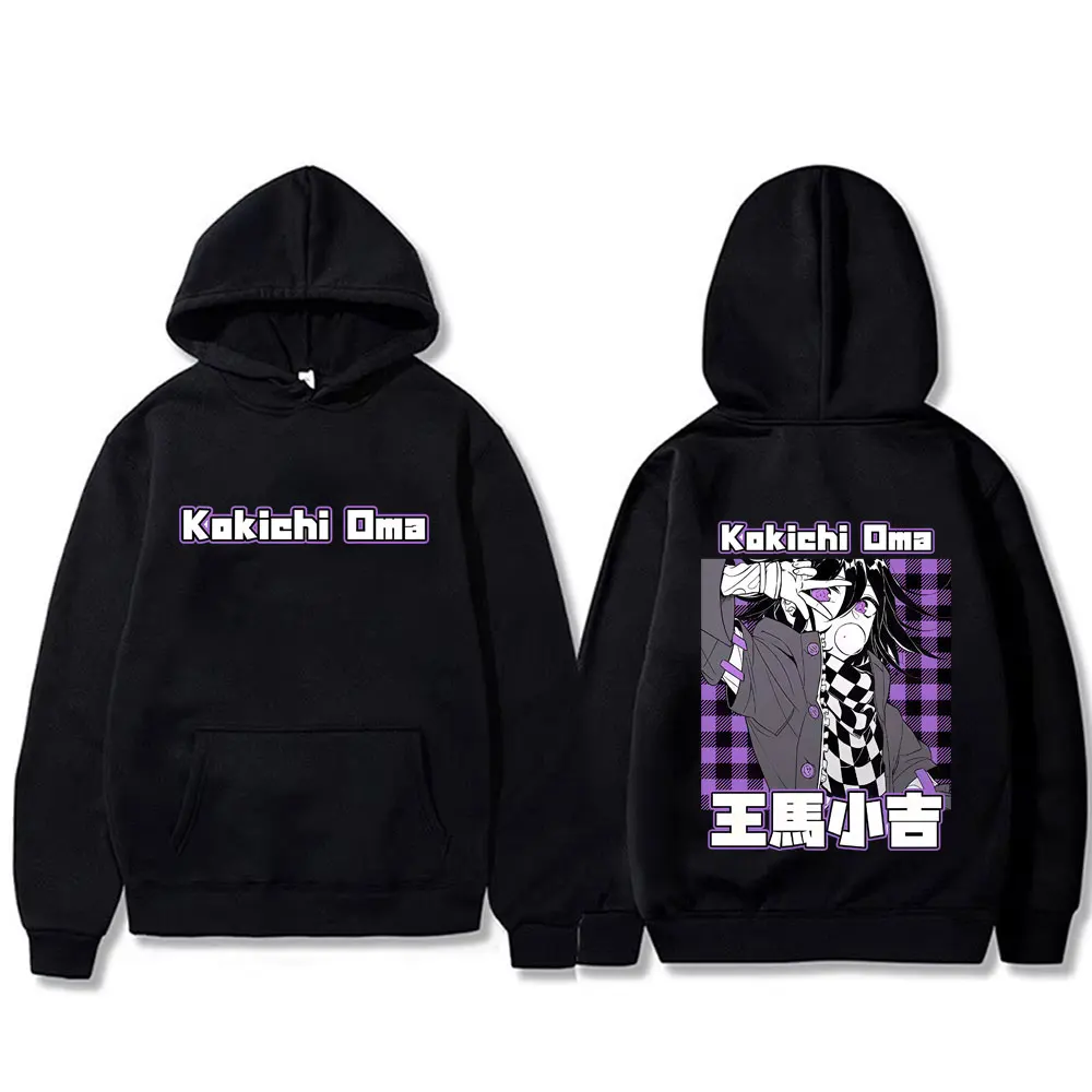 

Anime Danganronpa Kokichi Oma Graphic Hoodie Men Women Manga Funny Oversized Pullover Hoodies Male Cosplay Harajuku Streetwear