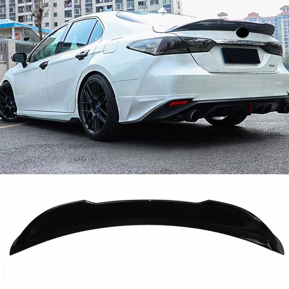 

Rear Trunk Lid Spoiler Wing For Toyota Camry 8th TRD LE/XLE/SE/XSE/Hybrid 2018-2023 Glossy Black Car Decklid Flap Splitter Lip