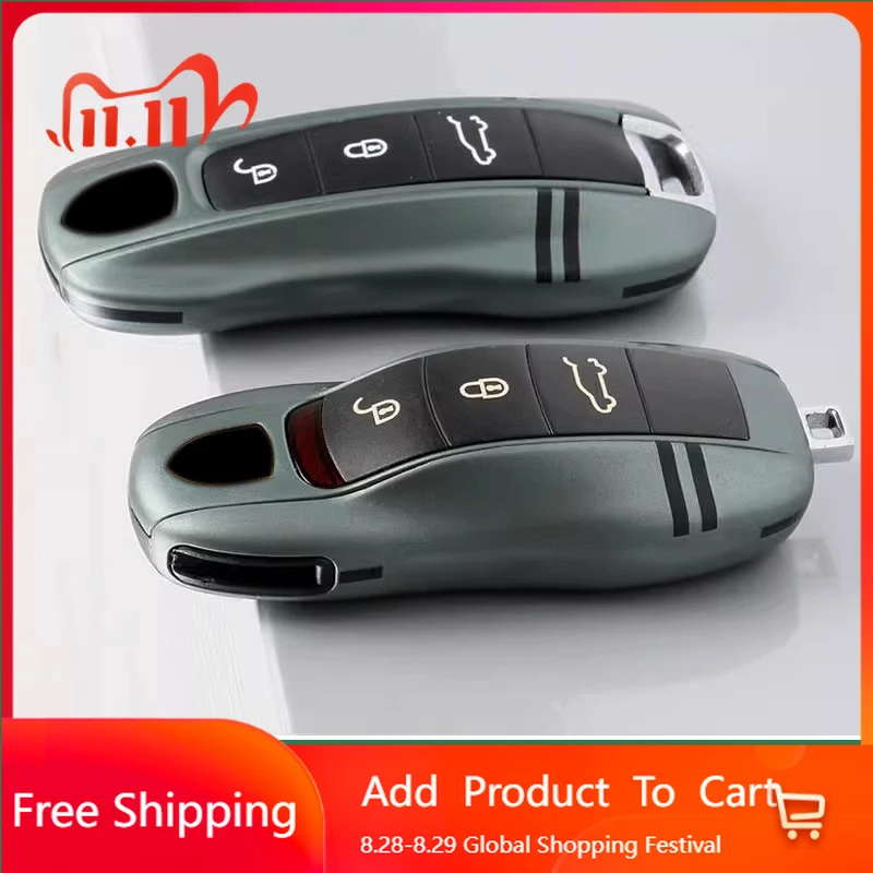 

Interior Stickers For Porsche 718 Cayenne Panamera 911 Macan Cayman Boxster Taycan Keycase Key Cover Key Shell Car Accessories P