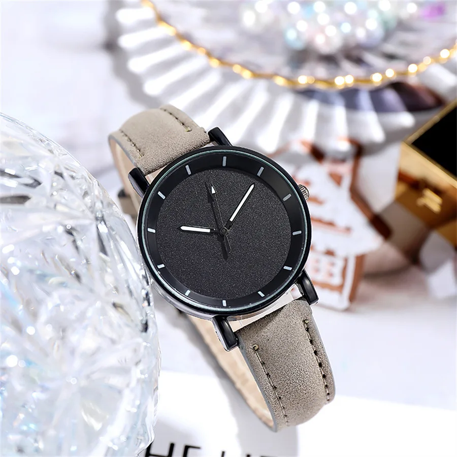 Simple Luminous Women\'s Watches Vintage Small Watch Leather Strap Casual Sport Dress Wristwatches Clock Relogio Feminino