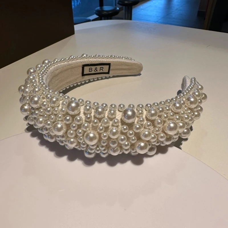 

Rich Princess Pearl High Skull Headband Tall Foreman Headgear