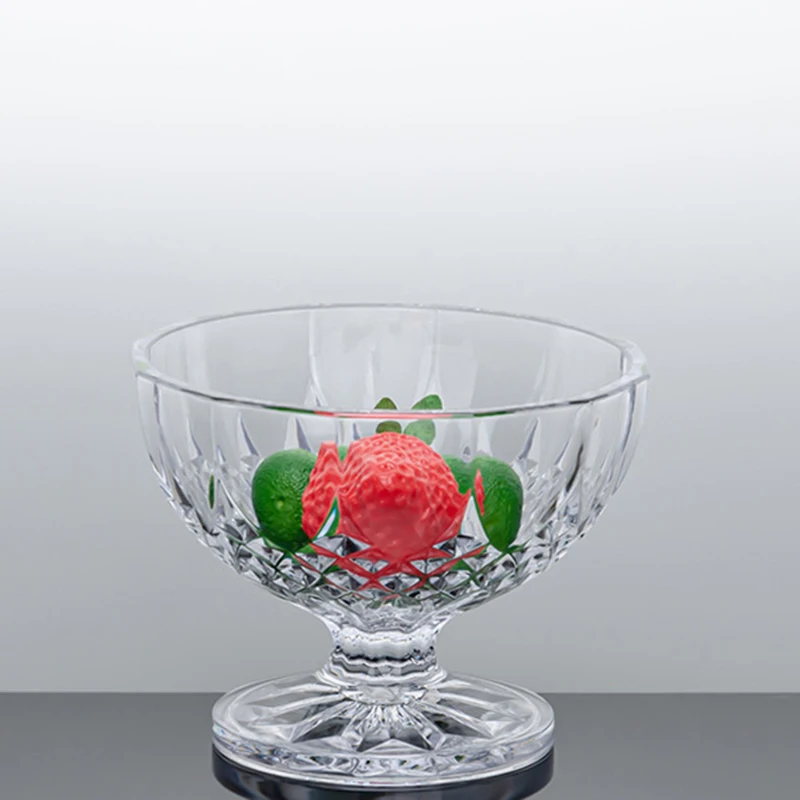Creative Dessert Goblet Crystal Diamond Painting Cocktail Glass Household Ice Cream Thickened Juice Cups Suitable for Restaurant - Detail 1