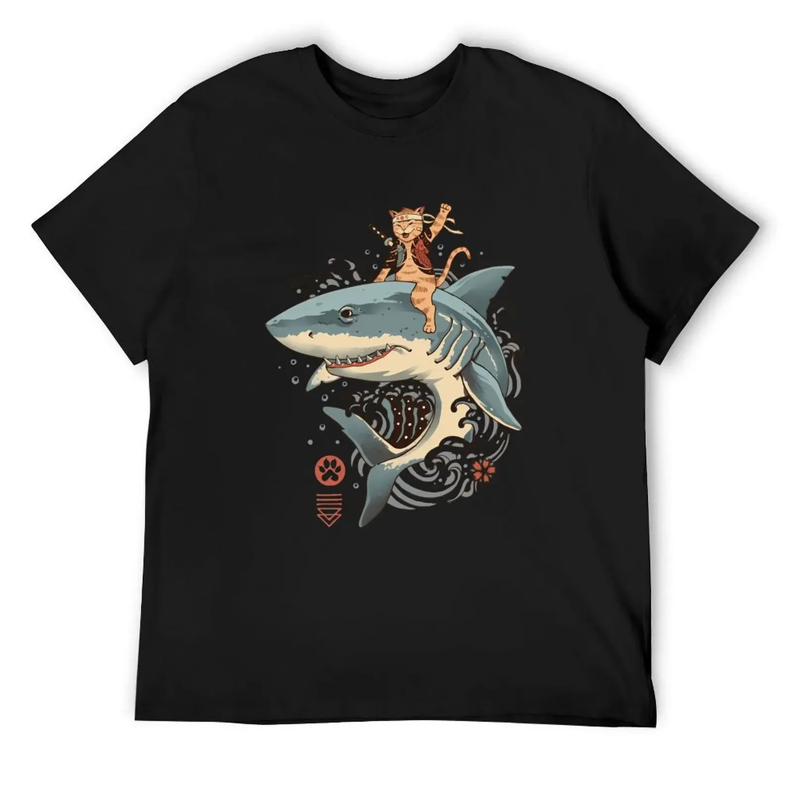 

Catana Shark T-Shirt summer clothes boys whites graphic t shirts mens funny t shirts