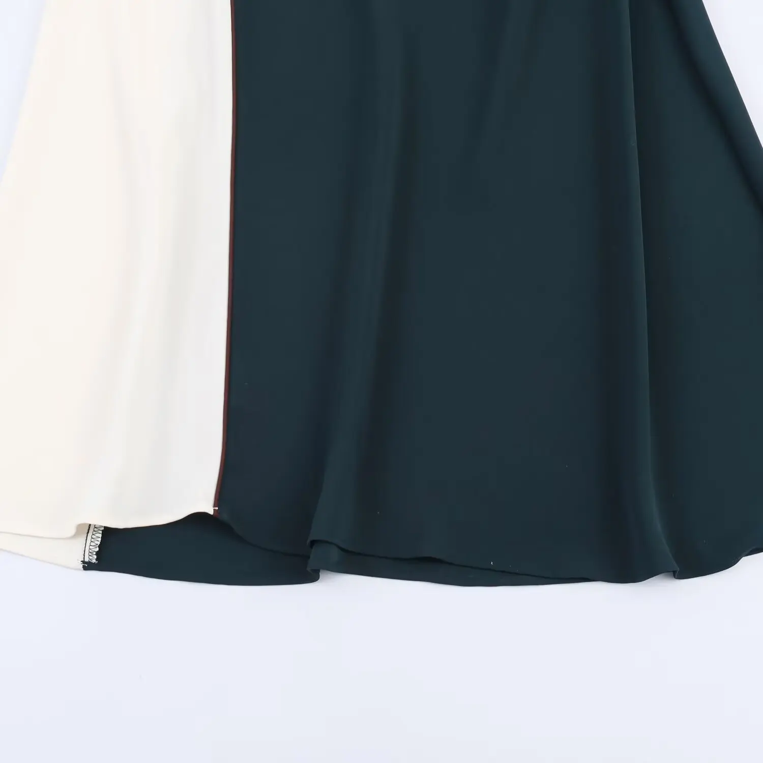 Frauen Kontrast Farbe Design Mode Sexy Schulter Länge Rock Slim Fit Elegante Midi Kleid Dame High Street Datum Party Kleid