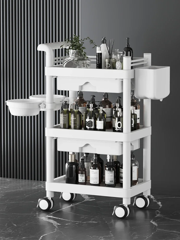 

Barber Rolling Beauty Salon Trolley Tool Cart Manicure Salon Trolley Cosmetic Tattoo Carrello Attrezzi Beauty Furniture