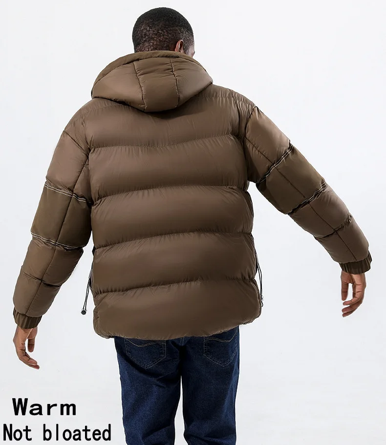 Men Winter Multi Pocket Cotton Coat Fleece Lined Thickened Windproof Thermal Jacket Casual Versatile Fashion Outerwear For Daily