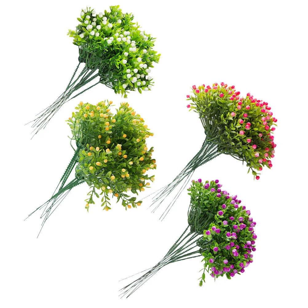 

40Pcs Artificial Gypsophila Home Party Decoration Eco-Friendly Wedding Room Decor White Purple Yellow Pink Artificial Gypsophila