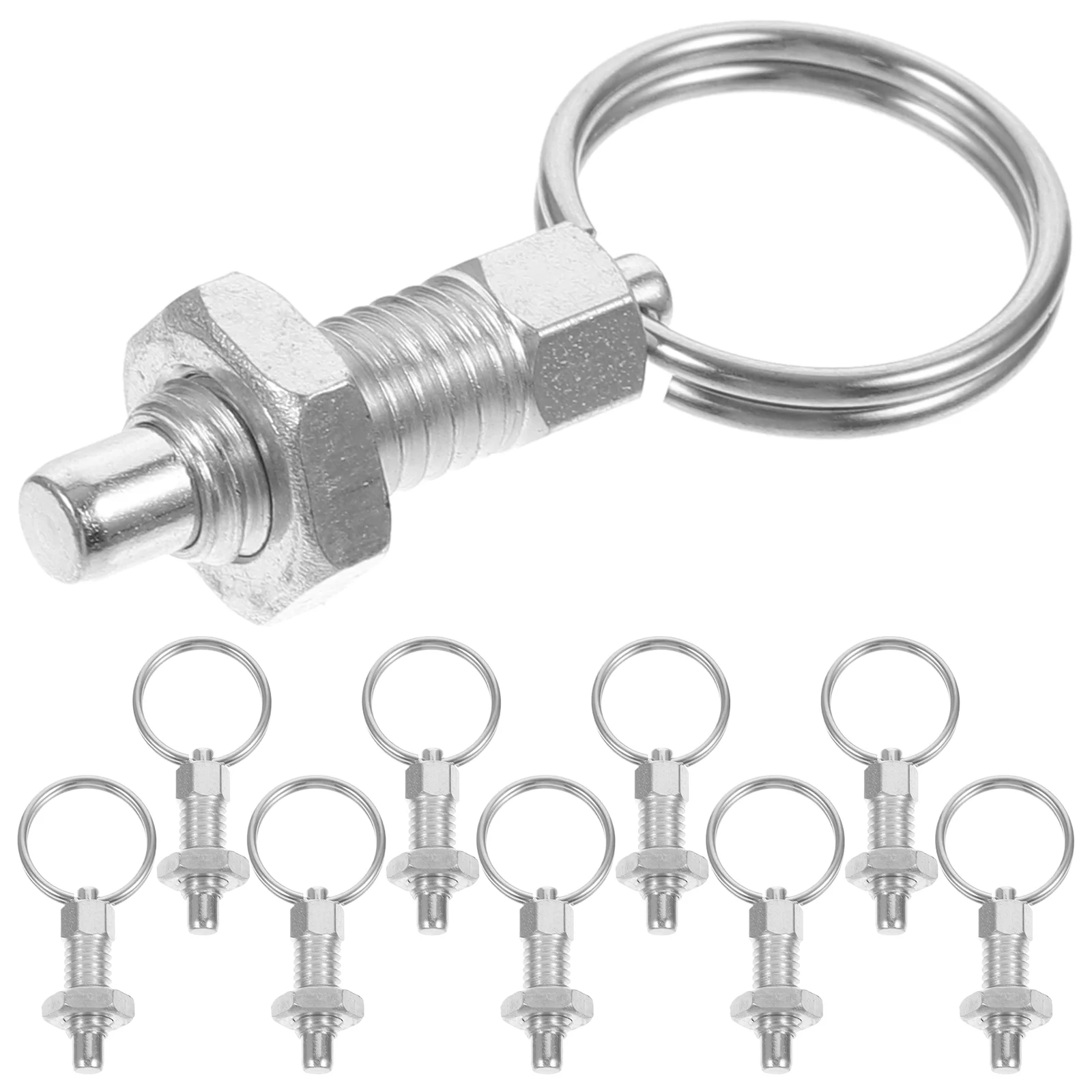 10pcs Self locking Knob Plunger for Farm Yard Greenhouse High Hardness Steel Quick Release Indexing Positioning