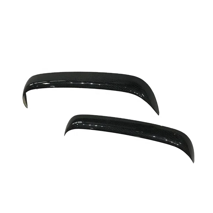 2pcs Real Dry Carbon Fiber Interior Kit Front Seat Back Panel Cover For Mercedes S Class W222 S65 2014-2020