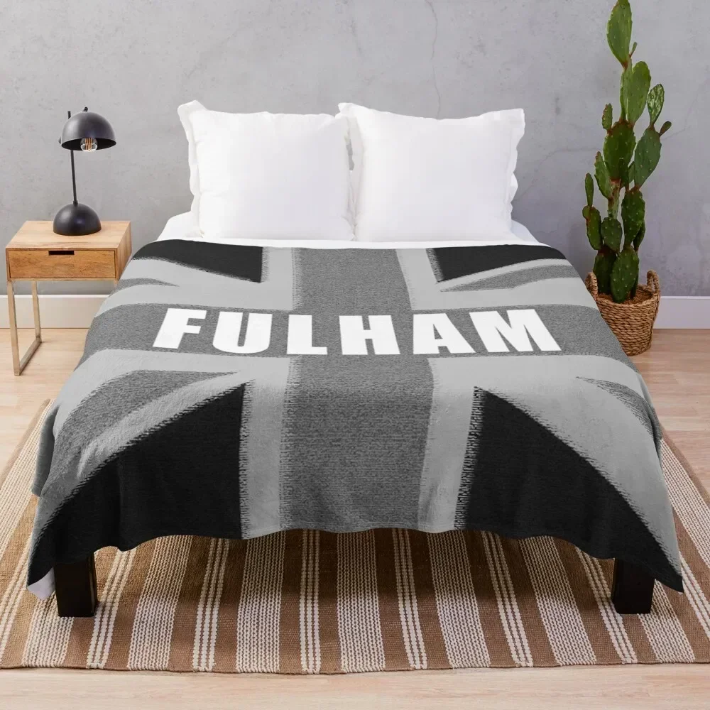 

FULHAM UNION JACK Throw Blanket Portable Lightweight Blanket for Travel Camping