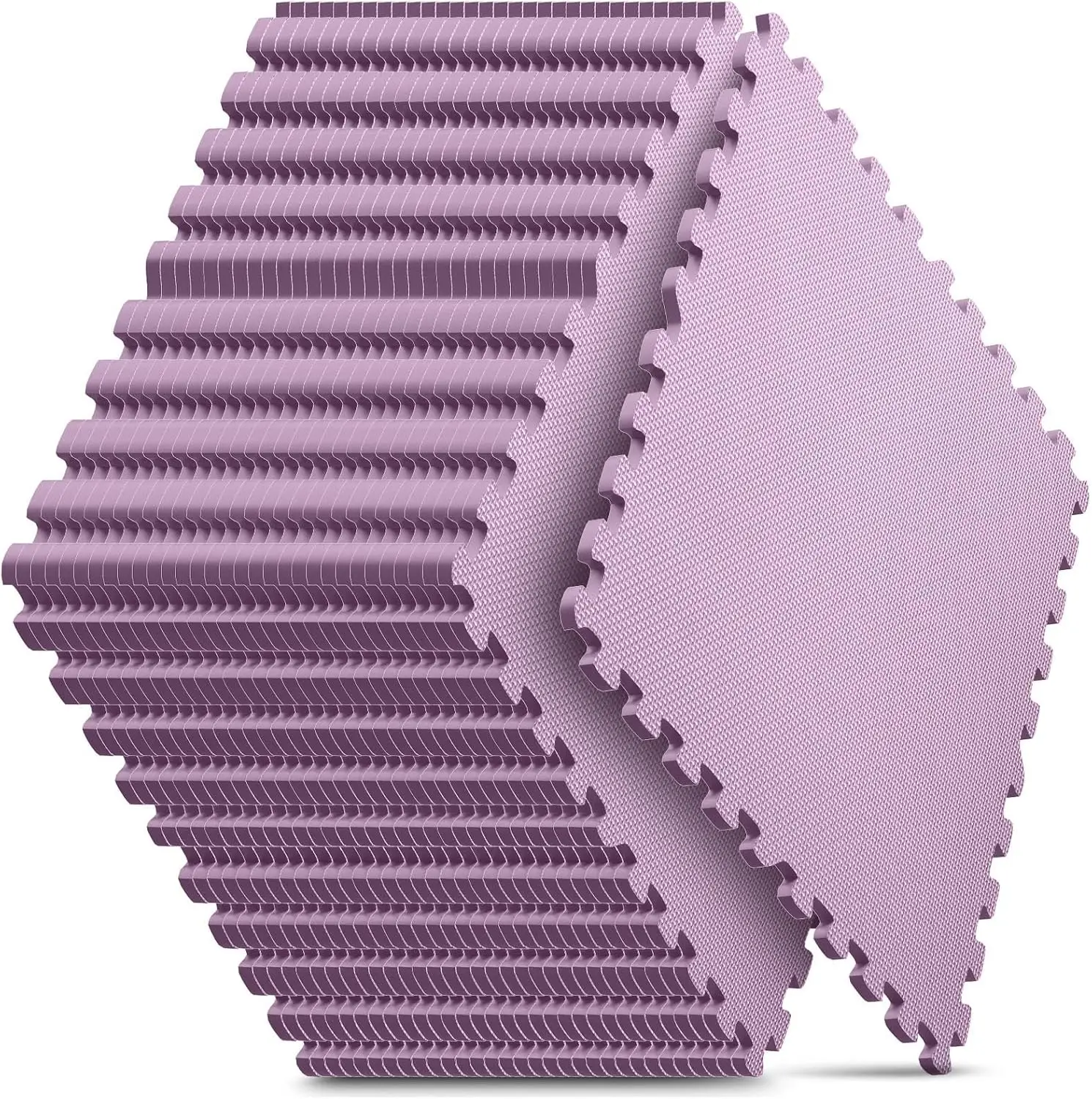 Brand new 32 Pack 128 sqft Home Gym Mat, Puzzle Exercise Mat, EVA Interlocking Foam Floor Tiles for Home Workout Equipment