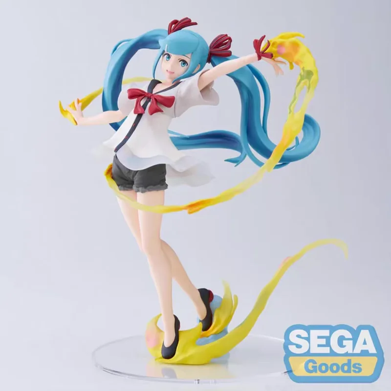 Oryginalna figurka SEGA FIGURIZMa Project DIVA MEGA39's Hatsune Miku Shine TR, model anime, kolekcjonerska lalka, ozdoby, prezenty - dostępna od ręki.