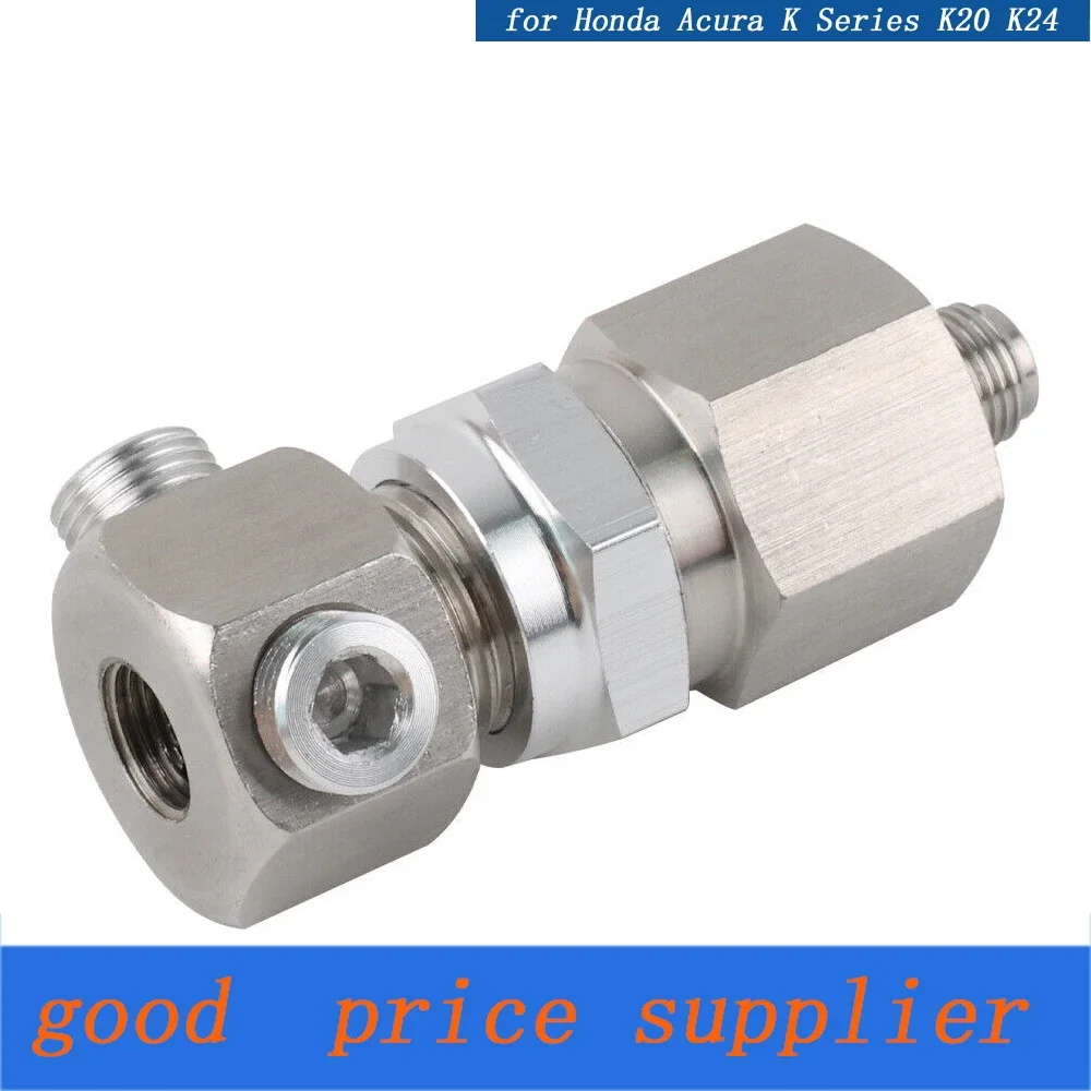 

modified for Honda Acura K20 K24 1/8 BSPT Thread Aluminum Oil Pressure Sensor Adapter V4