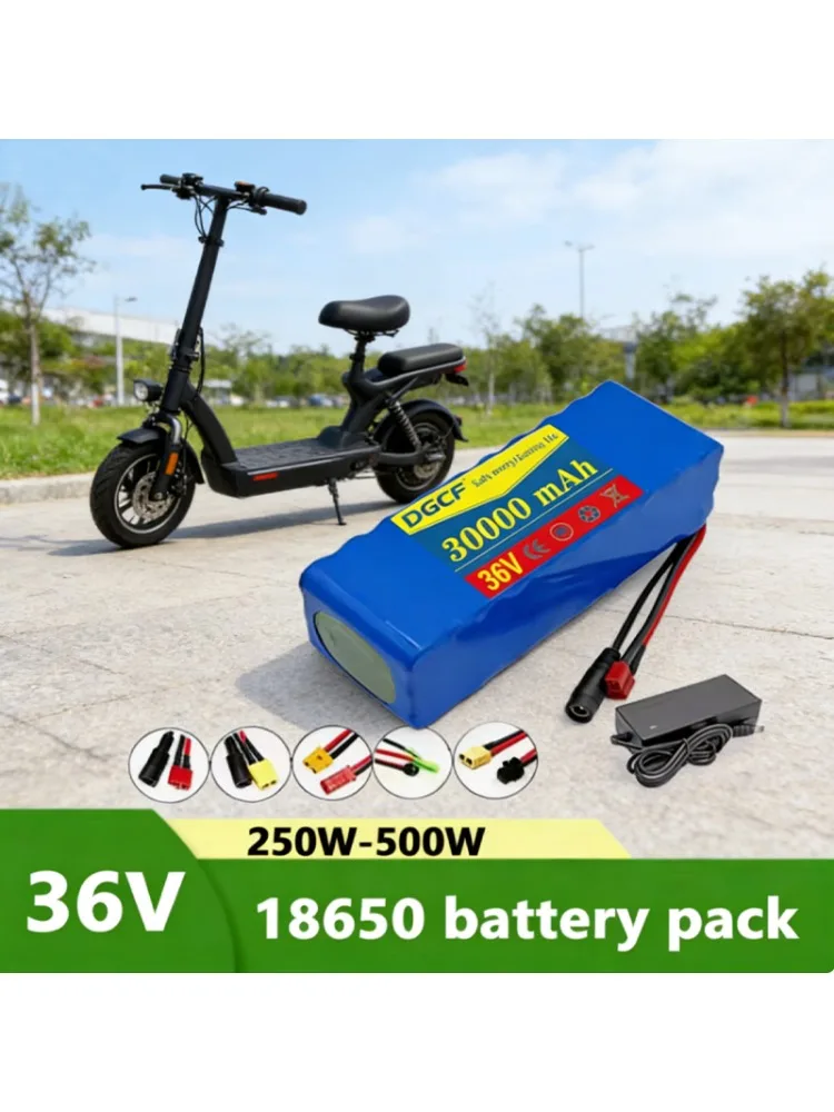 AliExpress DGCF 10S3PBattery Customizable plug Rechargeable Lithium Battery pack 10S3P 36V20Ah 18650 200W Scooters and Vehicles with BMS bicycle