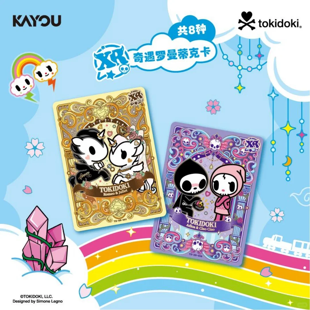cartes-officielles-authentiques-kayou-tokidoki-collection-train-sakura-licorne-cartes-a-collectionner-loisirs-cadeaux-pour-les-passionnes-de-cartes-tcg-surprise