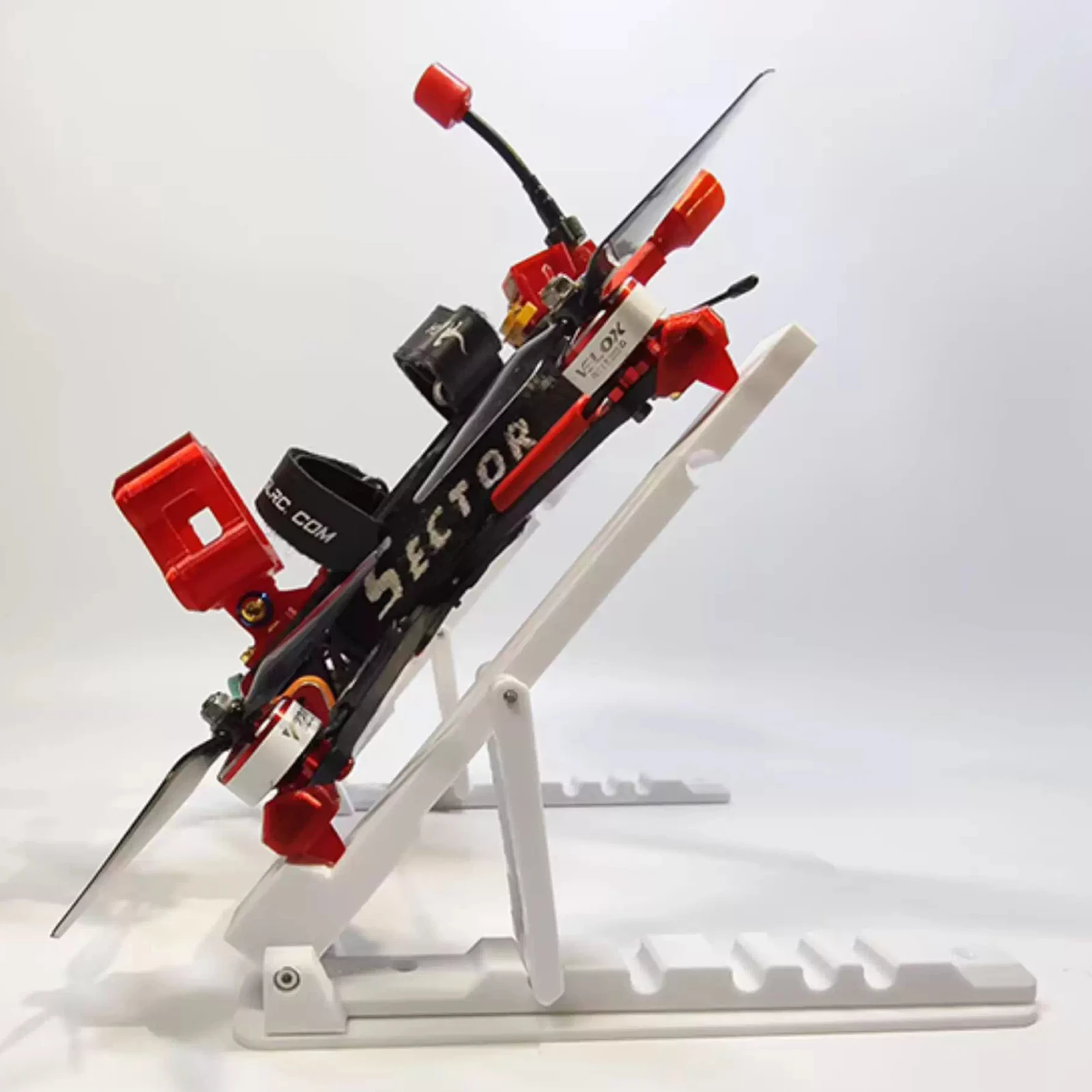 Foldable TPU Landing Gear Adjustable Angle for FPV Freestyle Racing Drones Durable 3D Printed Pads Easy to Pack