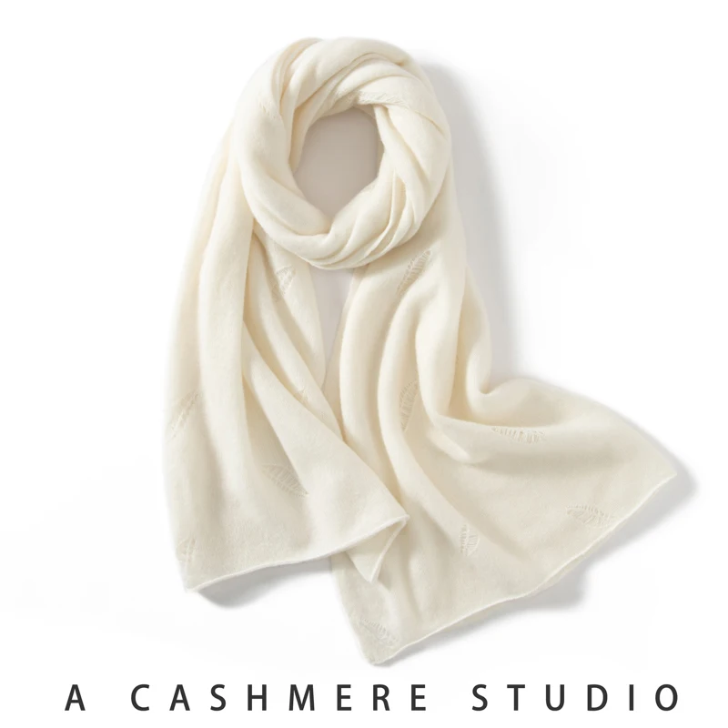 

Зимние кашемировые шарфы высокого качества, женские кашемировые вязаные однотонные жаккардовые шарфы, теплая шаль для защиты шеи, шарф