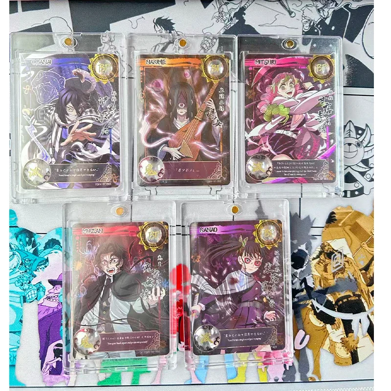 

Japanese Anime Demon Slayer DS-06 BP MR SSR QR Card Set Kochou Shinobu Kamado Tanjiro Kokushibo Tsuyuri Kanawo Collectible Cards