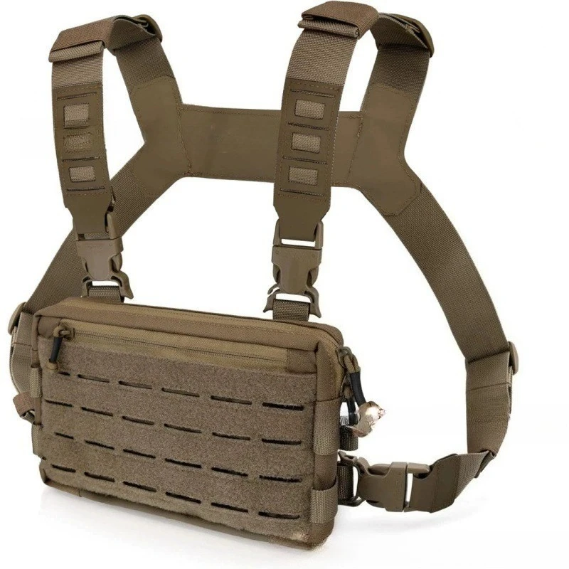 Tactical Chest Bag EDC Wear resistant Nylon Men's Outdoor Backpack Multi pocket Travel Chest Bag Camping Portable Easy Bag