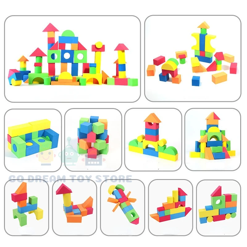 46PCS Soft EVA Building Blocks 5