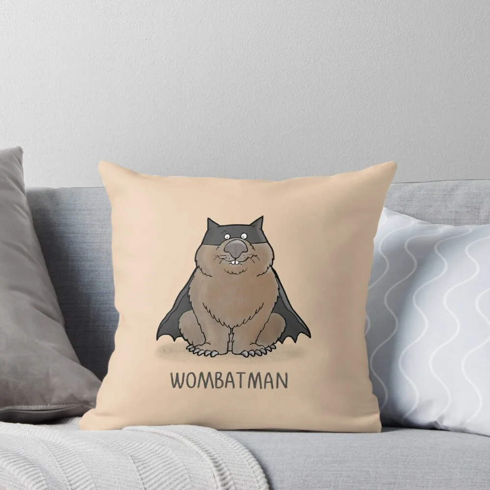 

Wombatman Throw Pillow ornamental pillows autumn decoration Sofa Decorative Covers covers for pillows pillow