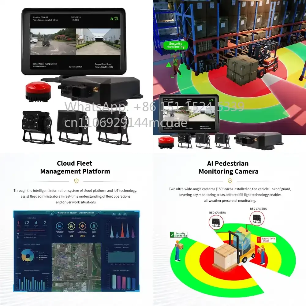 

2026 AI Driver Behavior Monitoring System for Forklifts and Loaders Collision Avoidance Safety System for Other Brands