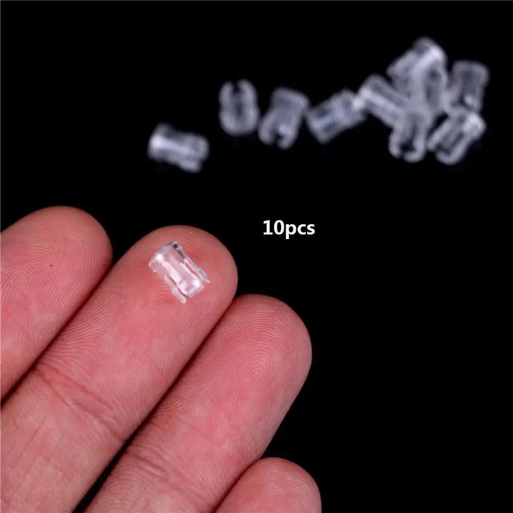 

10PCS 3mm LED Light Emitting Diode Lampshade Protector Clear