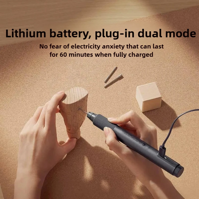 Xiaomi Mijia Electric Carving Pen Set Mini Drill Grinding Machine Variable Speed Rotary Engraver Household Electric Rotary Tool