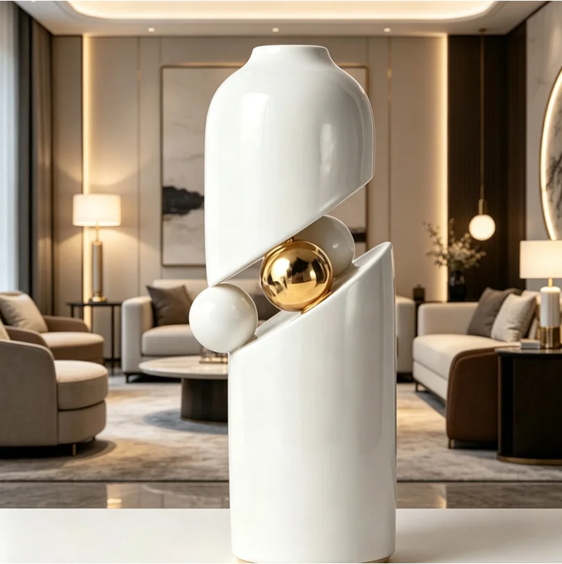 Vase en céramique de luxe haut - Home Office Form avis et prix