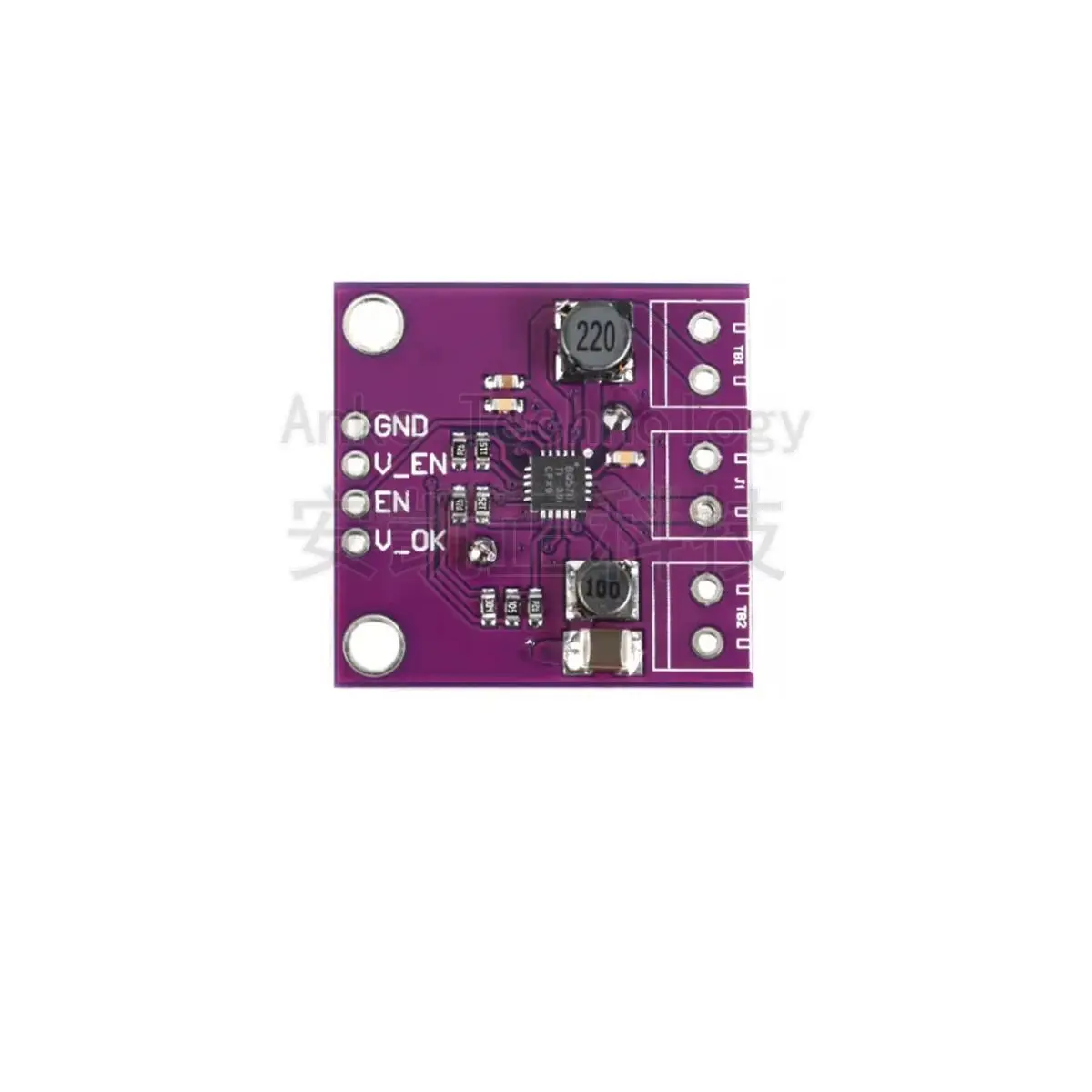BQ25570 Energy Harvester Module: Boost Charging / Buck Conversion / Low Power Consumption