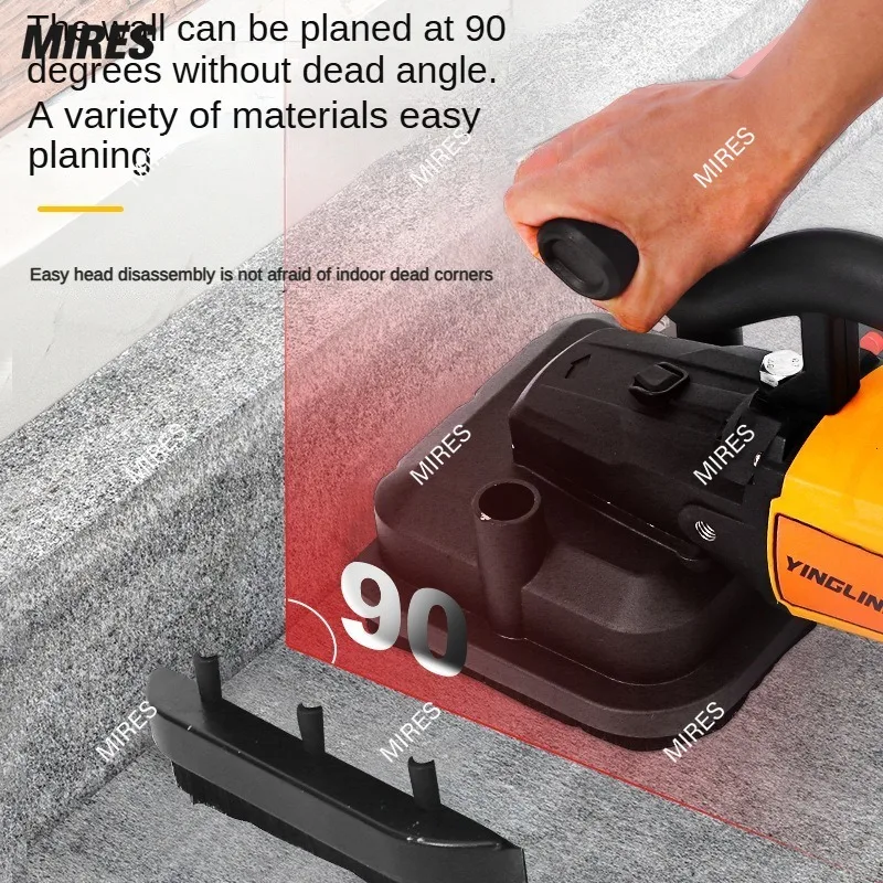 220V/110v automatic concrete polishing machine with vacuum cleaner four-wheel handheld
