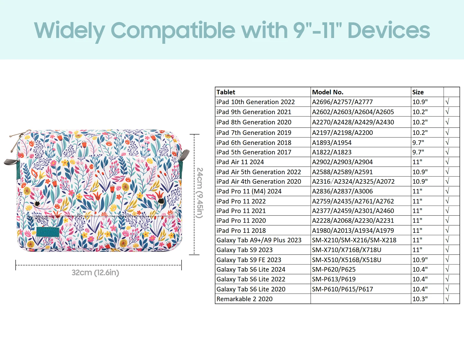 9-11 Inch Tablet Sleeve Bag wi - огляд і ціна Tablet Shoulder Bag