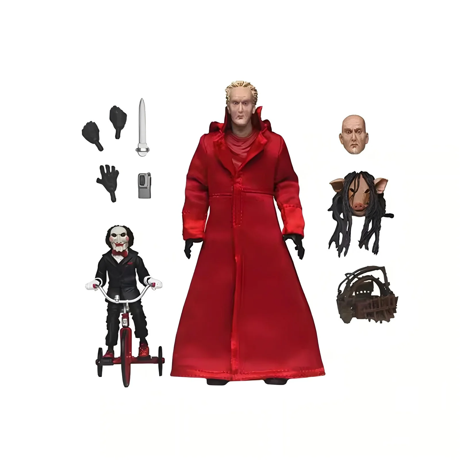 جديد الأصلي 2024 Sdcc Neca المنشار بانوراما القاتل الأحمر رداء نسخة أنيمي الشكل أماندا الشباب بانوراما القاتل ألعاب شخصيات الحركة هدية