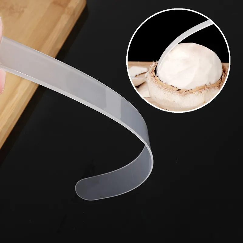 1pc Digging Coconut Tool Plastic Coconuts Meat Remover Washable Shaving Cutter Soft Knife Fruit Tools Kitchen Accessories