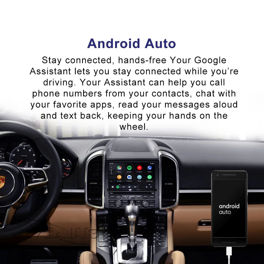 Joyeauto Wireless Android Auto CarPlay Box Mirroring dello schermo per Porsche PCM3.1 Cayenne Panamera Macan Boxster 911 Carplay