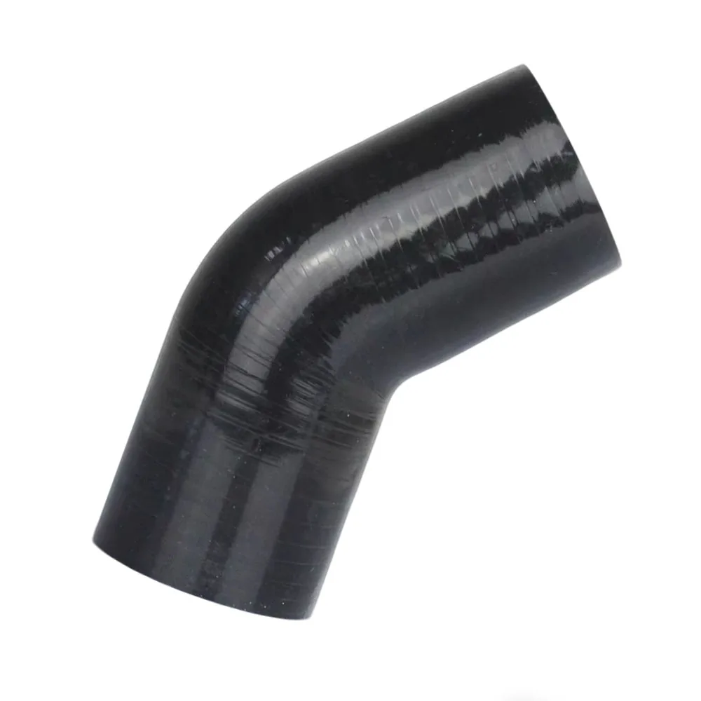 Tubo flessibile a gomito in Silicone 45 gradi 38 51 57 63 70 76 83 89 102MM tubo curvo in gomma per raccordo di aspirazione aria fredda Turbo