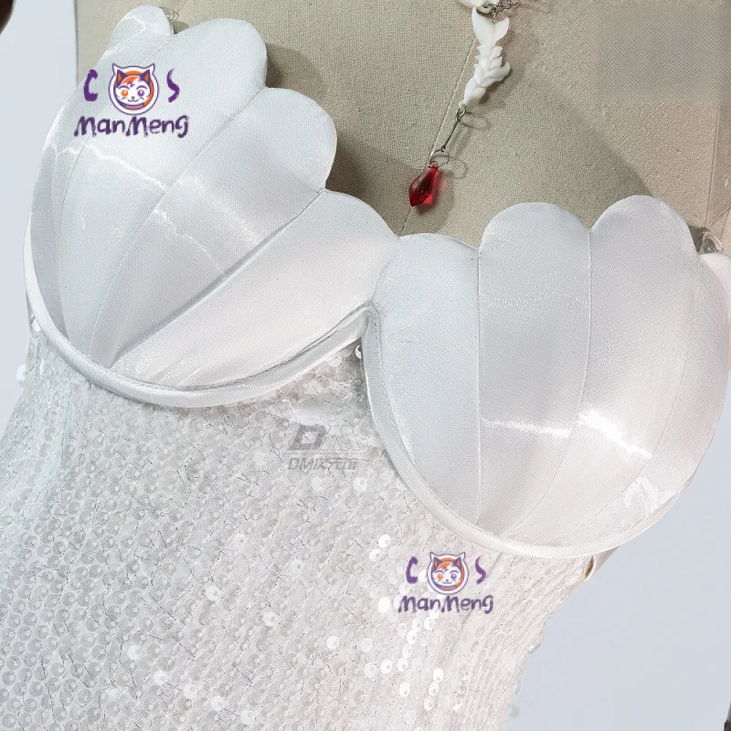 LL Cosplay Costume Game Path to Nowhere Dress Earrings Necklace Headwear Props Halloween Party Women's Sexy LL New Uniform view 2