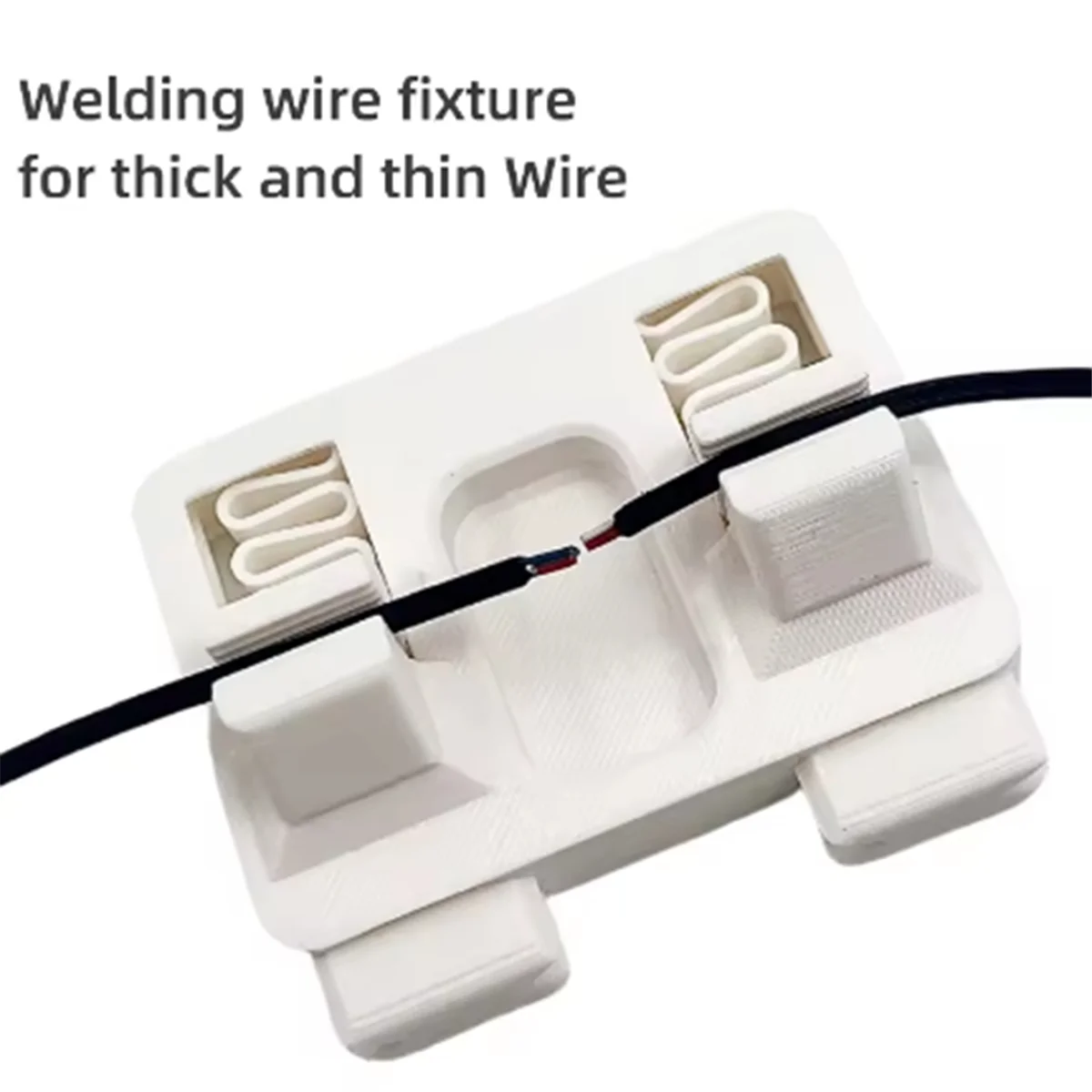 

ABNJ 2PCS Soldering Fixture High Temperature for Thick and Thin Wire Cable Clamps Welding Repair Tools