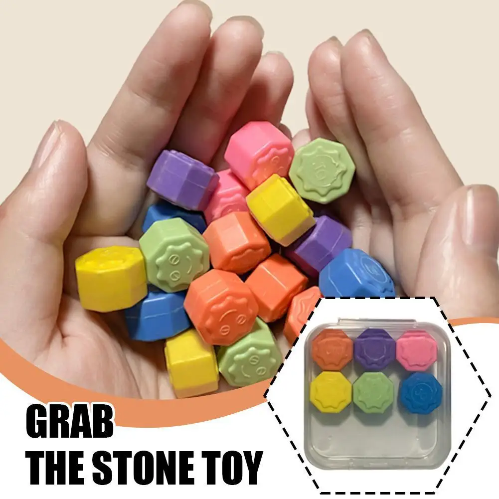 New Childhood Nostalgic Stone Catching Toys Childhood Elementary School Catching Stone Memories Toys Childhood Games Studen X0K1