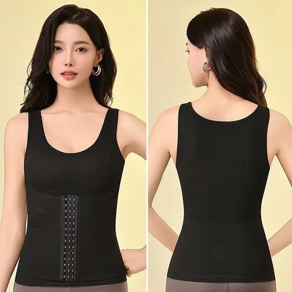 

Термальное корректирующее белье для похудения, пояс для коррекции фигуры с мягкими чашками, укороченные топы для коррекции фигуры после родов, майки для контроля живота