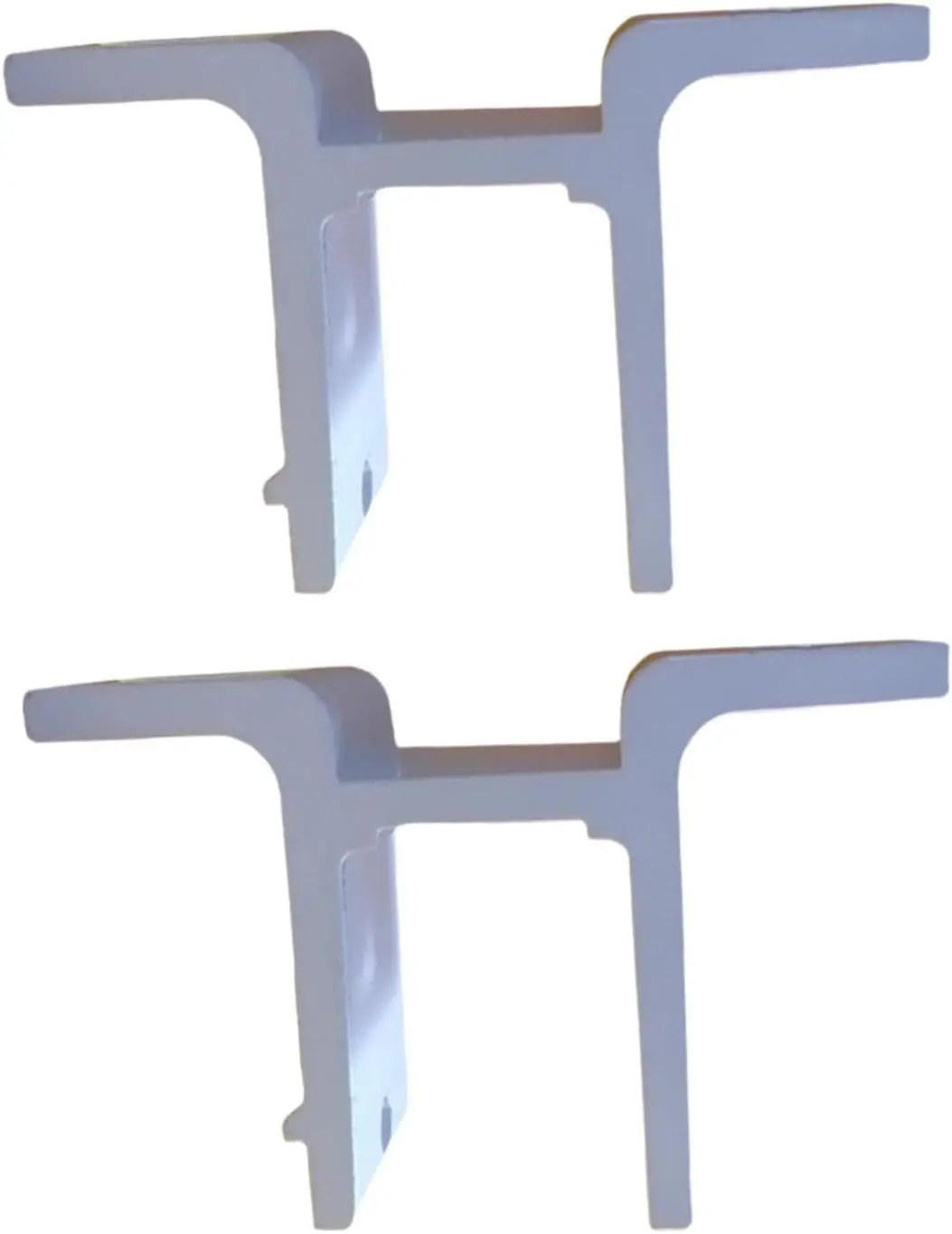 

2Pcs Retractable Awnings Wall Brackets, White, Replacement Support for Deck, Garden, Backyard Shade