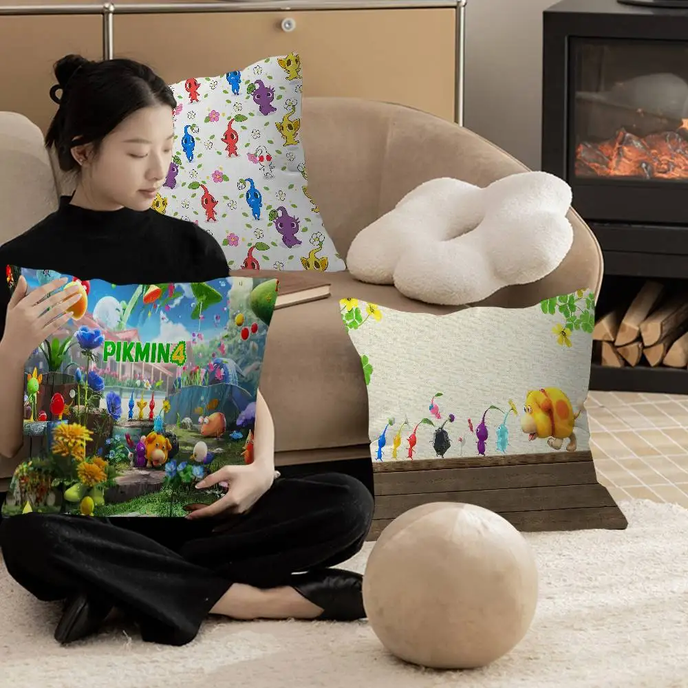 

Classic Animation PIKMIN Pillow Cover Sofa Cushion Cover Home Room Decoration Children Gift