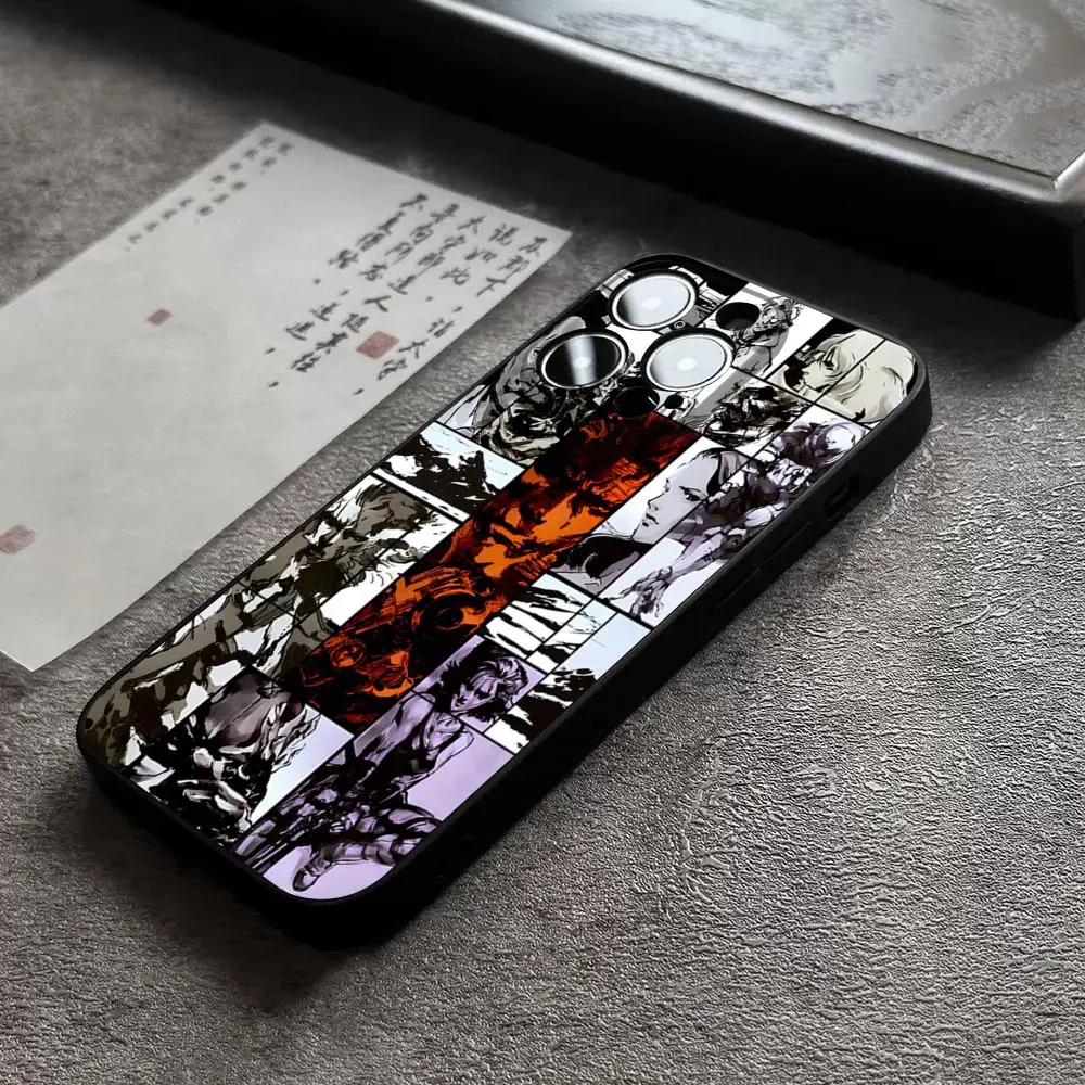 Metal Gear Solid Phone Case For 14 Pro Max For Apple Iphone 16 15 Po Max 12 Mini 11 13 Pro Xr X Xs 8 7 Plus Back Cover