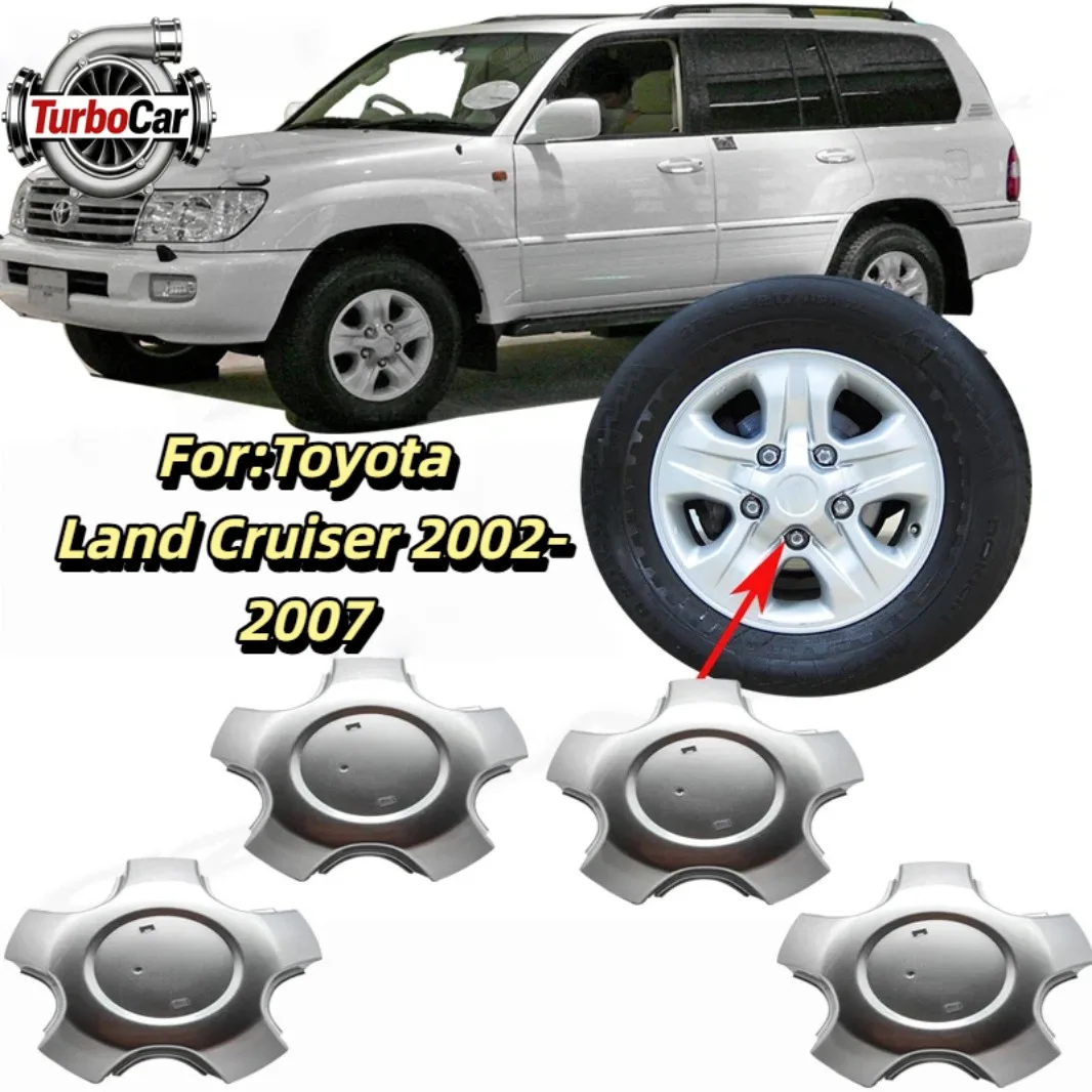 

For Toyota Land Cruiser Wheel Hub Center Cover 2002-2003 Car Wheel Decoration Hub Cap Replacement Accessory