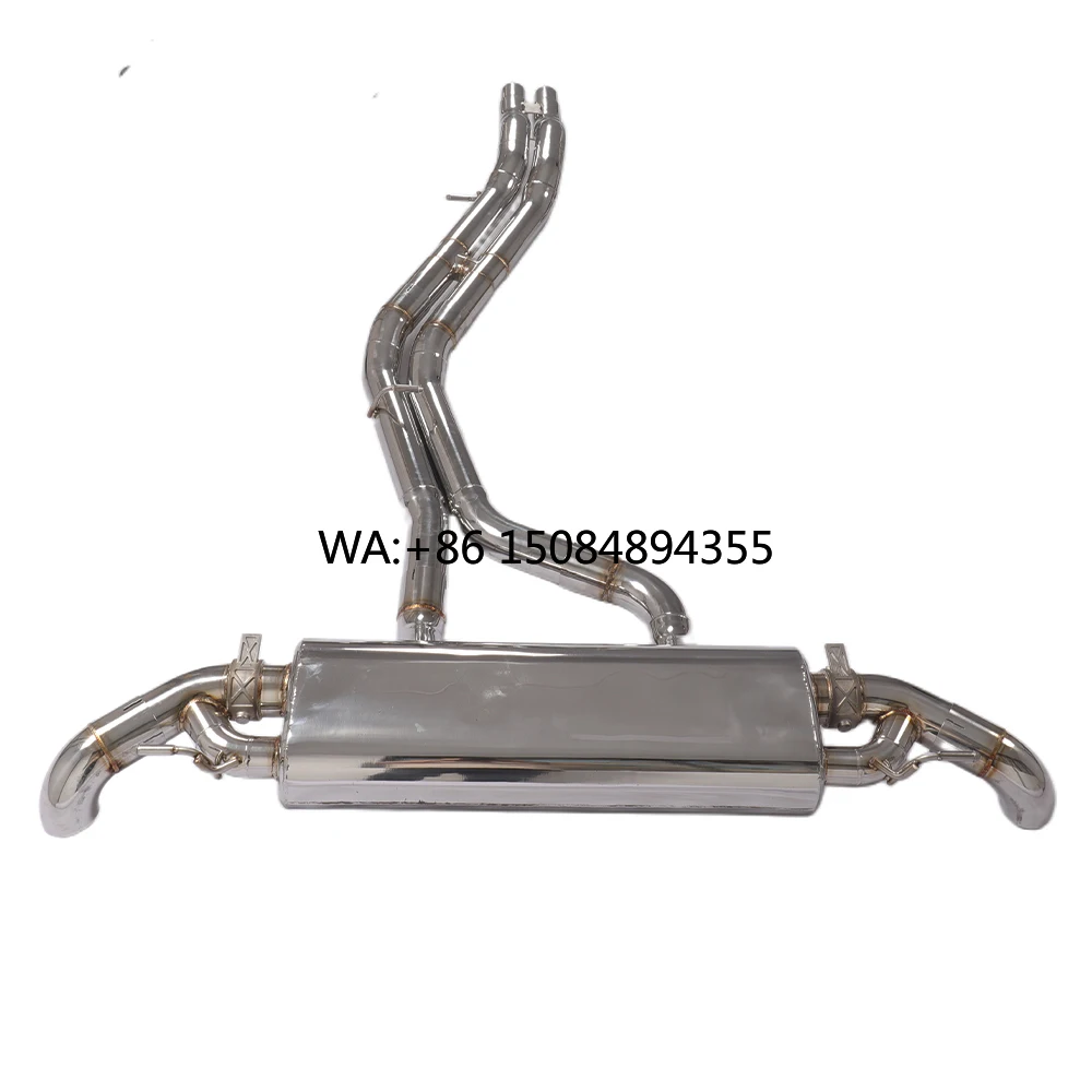 

Valvetronic Catback Exhaust for SQ5 B9 B9.5 3.0T 2019-2024 Valved Muffler Remote Control SS304 Stainless Steel Performance