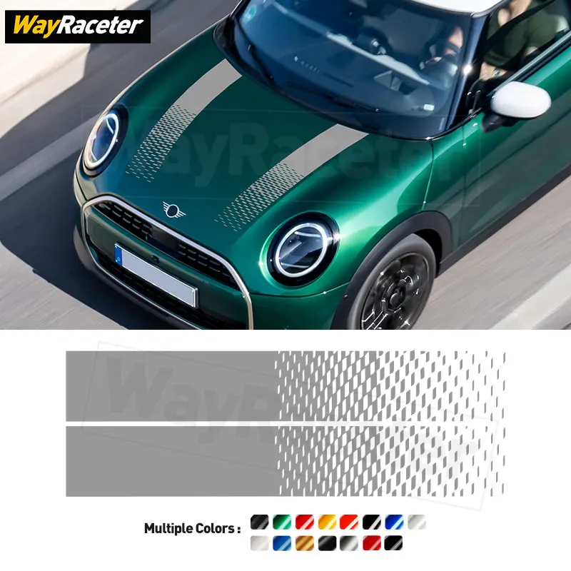 

Edition John Cooper Works Trim Vinyl Decal Hood Bonnet Stripes Sticker For MINI JCW SE J01 F65 F66 F67 Countryman U25 2024 2025