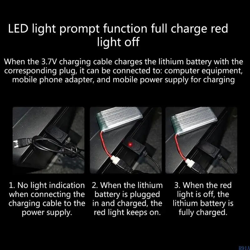 R91A SM2P CABELA POWER USB 3,7V 5000mA Saída Bateria bateria USB carregamento